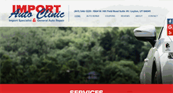 Desktop Screenshot of importautoclinic.com